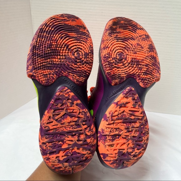 Nike Zoom Freak 2 Basketball Shoes Orange/Purple Sneakers Size 6.5 - Picture 8 of 12